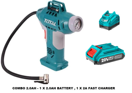 AIR COMPRESSOR AUTO - 7 / CORDLESS LITHIUM ION TACLI2001
